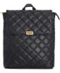 Women's Barbour International Quilted Hoxton Backpack - Black