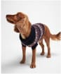 Barbour Case Fair Isle Dog Jumper - Blue Granite