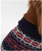 Barbour Case Fair Isle Dog Jumper - Blue Granite