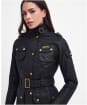 Women's Barbour International Waxed Jacket - Black