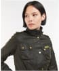 Women's Barbour International Waxed Jacket - Olive
