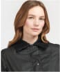 Women's Barbour Belsay Waxed Jacket - Black