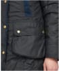 Women's Barbour Bower Waxed Jacket - Navy