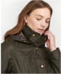 Women's Barbour Bower Waxed Jacket - Olive