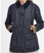 Women's Barbour Beadnell Waxed Jacket - Navy