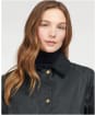 Women's Barbour Acorn Waxed Jacket - Navy