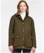 Women's Barbour Acorn Waxed Jacket - Olive