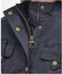 Women’s Barbour Winter Defence Waxed Jacket - Navy