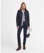 Women’s Barbour Winter Defence Waxed Jacket - Navy