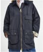 Women's Barbour Highclere Waxed Jacket - Navy