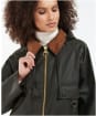 Women's Barbour Highclere Waxed Jacket - Olive