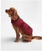 Barbour Dog Bone Quilted Dog Coat - Cranberry