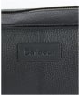 Men’s Barbour Highgate Leather Washbag - Black
