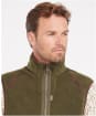 Men's Barbour Langdale Fleece Gilet - Olive