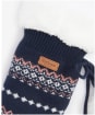 Women's Barbour Fair Isle Lounge Socks - Pink / Navy