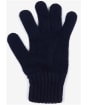 Barbour Lambswool Gloves - Navy