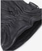 Men's Barbour Burnished Leather Insulated Gloves - Black