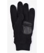 Men's Barbour International Axle Fleece Gloves - Black