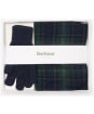 Men’s Barbour Tartan Scarf and Glove Gift Set - Black Watch Tartan