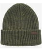 Men’s Barbour Crimdon Beanie and Scarf Gift Set - Olive