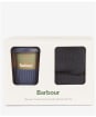 Men's Barbour Travel Mug Gift Set - Navy / Classic Tartan