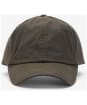Men's Barbour Waxed Sports Cap - Olive