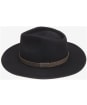 Men's Barbour Crushable Bushman Hat - Black