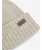 Men's Barbour Carlton Beanie Hat - Light Grey