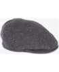 Men's Barbour Barlow Flat Cap - Grey Herringbone 