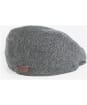 Men’s Barbour Cheviot Flat Cap - Charcoal Check