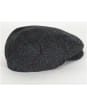 Men’s Barbour Cairn Flat Cap - Charcoal / Red / Blue