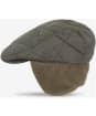 Men's Barbour Burford Flat Cap - Olive