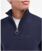 Men's Barbour Essential Wool Half Zip Sweater - Navy