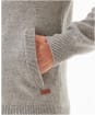 Men's Barbour Patch Zip Through Sweater - New Stone