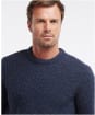 Men's Barbour New Tyne Crew Neck Sweater - Denim