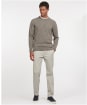 Men's Barbour Tisbury Crew Neck Sweater - Fog