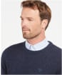 Men's Barbour Tisbury Crew Neck Sweater - Navy