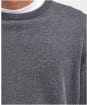 Men's Barbour Pima Cotton Crew Neck Sweater - Charcoal