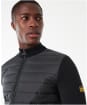 Men's Barbour International Legacy Baffle Zip Thru - Black