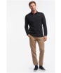 Men’s Barbour L/S Sports Polo Shirt - Black
