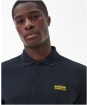 Men's Barbour International Long Sleeve Polo Shirt - Black