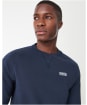 Men's Barbour International Essential Crew Neck Sweat - International Navy