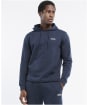 Men's Barbour International Small Logo Hoodie - Navy