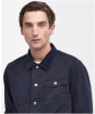 Men's Barbour Grindle Cotton Overshirt - Navy