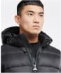 Men's Barbour International Legacy Bobber Quilted Jacket - Black