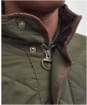 Men's Barbour Waterproof Shoveler Quilted Jacket - Dark Olive