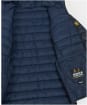 Men’s Barbour International Racer Ouston Hooded Quilted Jacket - Navy