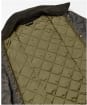 Men's Barbour Checked Heritage Liddesdale Quilted Jacket - Olive