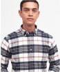 Men’s Barbour Ronan Tailored Shirt - Ecru Check