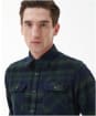 Men's Barbour Snowcap Tailored Shirt - Navy